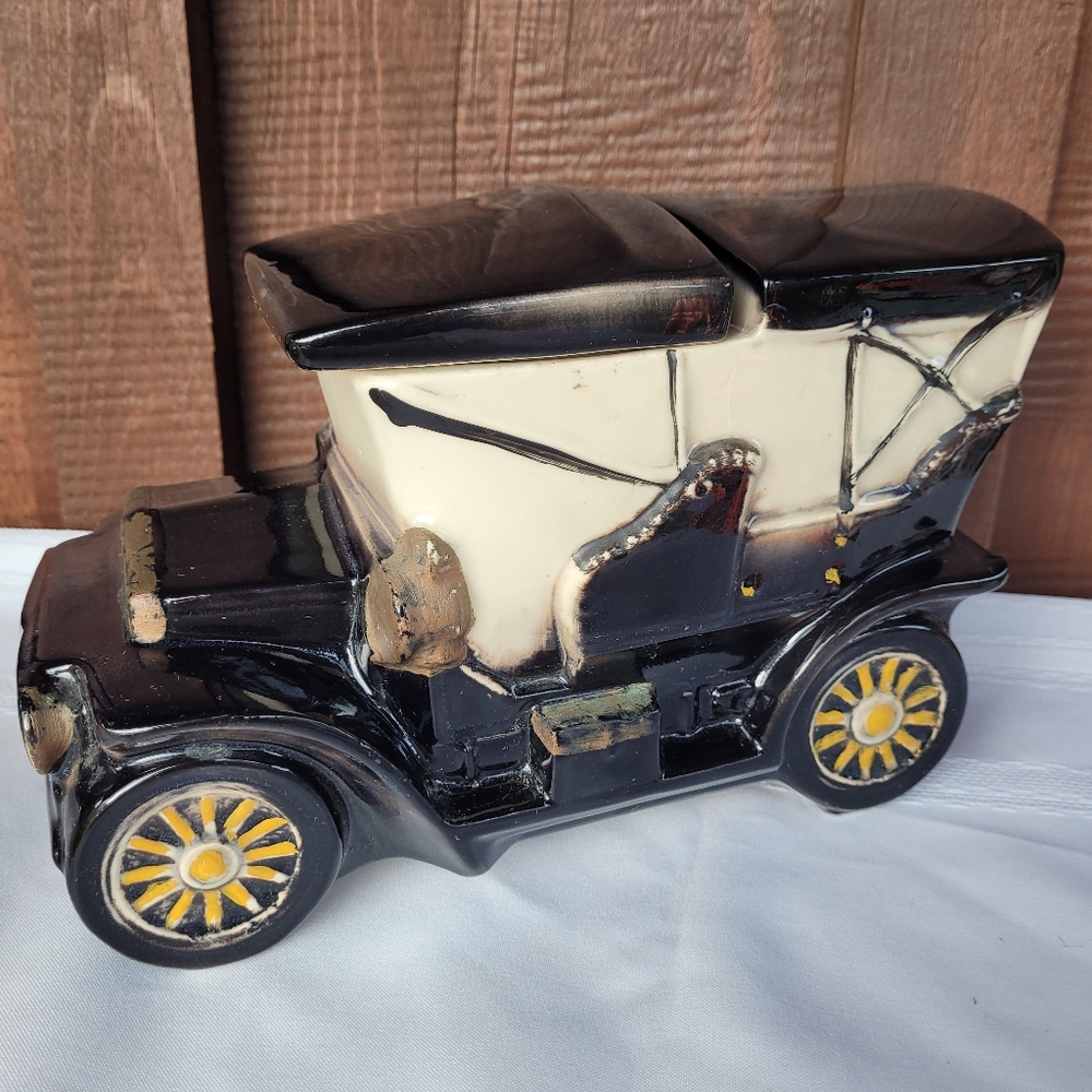 Vintage McCoy Pottery Touring Car Cookie Jar